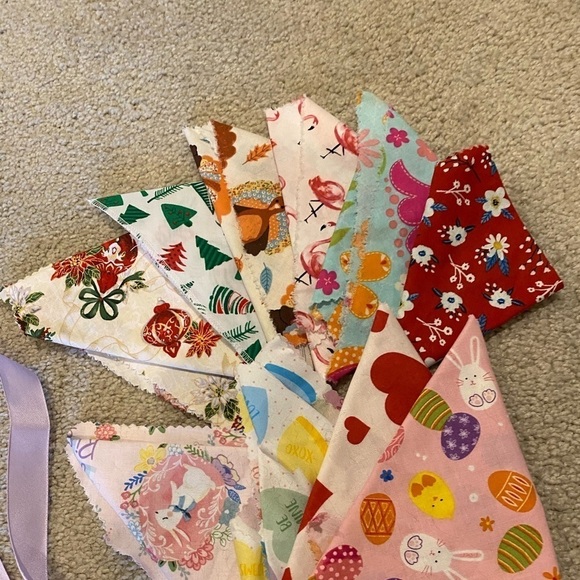 Small dog bandana & bow set - Picture 4 of 4